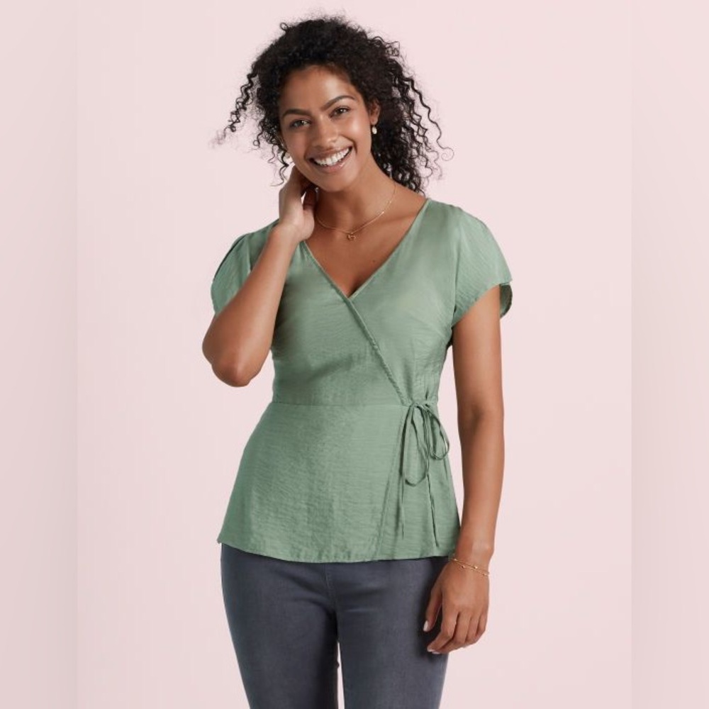 Bravissimo Kimono wrap top, US 4/UK 8 Super Curvy